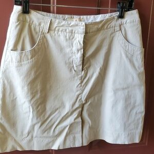 Sport Haley beige skort size 6 with 3 pockets